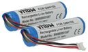 vhbw 2x batterie compatible avec Datalogic Gryphon GM4130-WH-433K1, GM4130-WH-433K2, GM4130-BK-910K2, GM4400 scanner de codes-barres POS (3000 mAh, 3,7 V, Li-Ion)