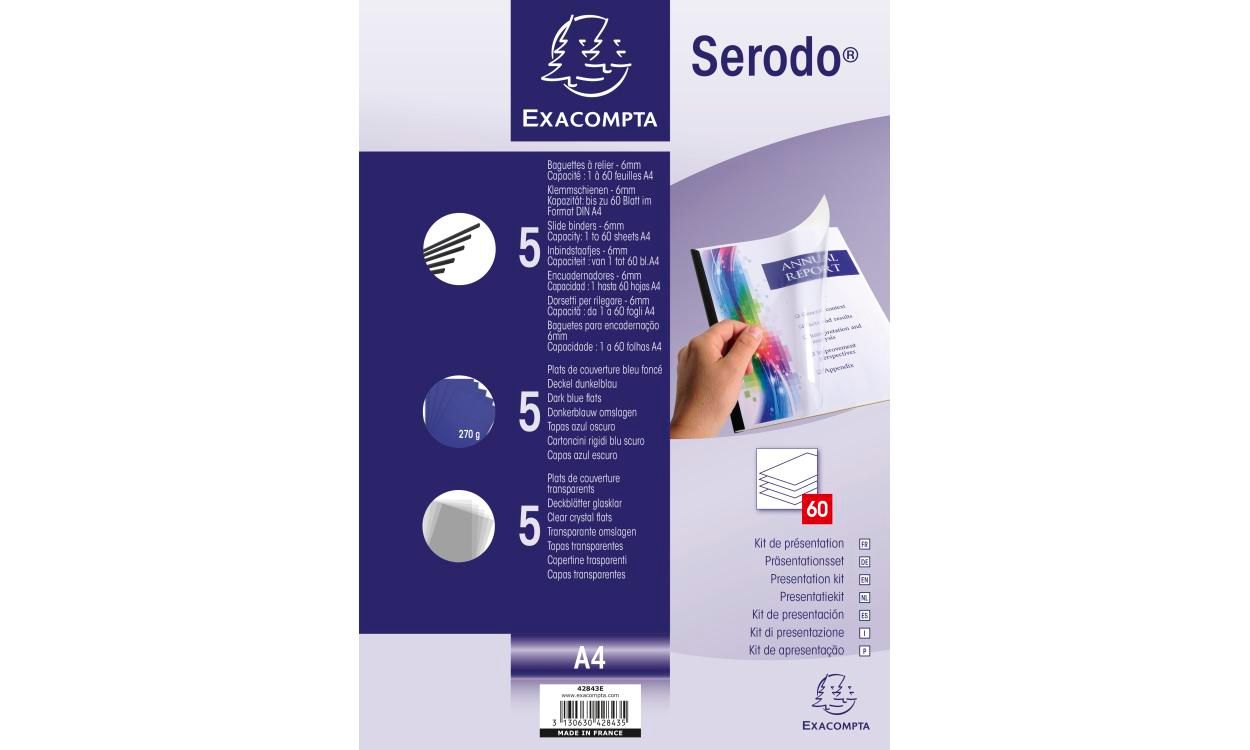 Exacompta 42843E - Presentatiedisplayboek - blauw