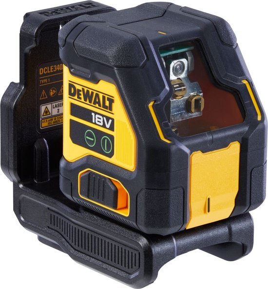 DeWalt DCLE34021N Accu Kruislijnlaser Groen 18V XR Basic Body in TSTAK