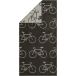 Cawö Cawö Velo Allover Fahrrad 6299 Douchelaken basalt 70x140