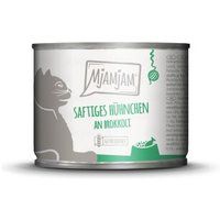 MjAMjAM Wet Food Cat Adult Chicken and Broccoli 6x200g