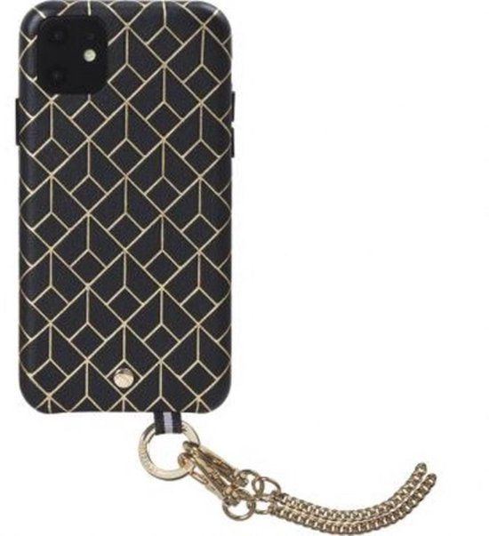 Artefakt Paris, iPhone 11 hoesje van leer, St Germain, zwart