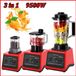 Merkloos Blender - 3-in-1 - 9500W - Rouge