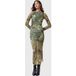 AllSaints Hanako Robe en maille Olive Green