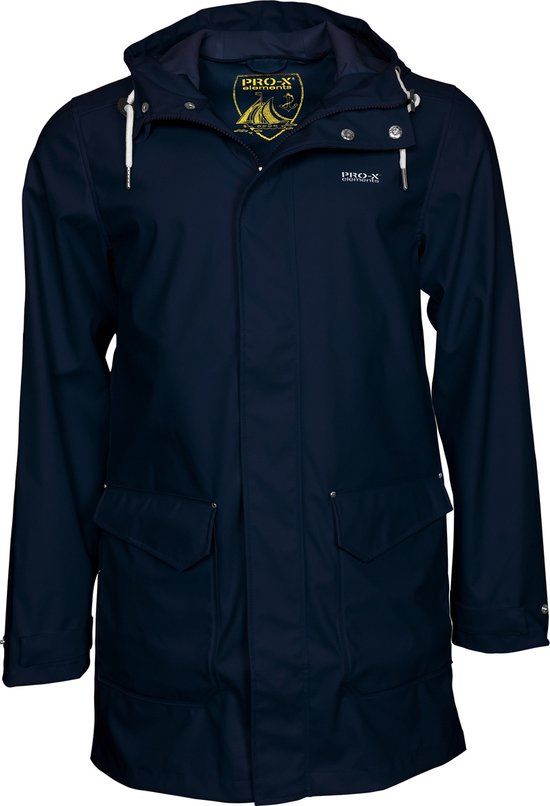 Pro-X Elements XPlus stretch regenjas heren Amrum marineblauw maat L