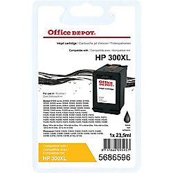 Office Depot Compatibel HP 300XL Inktcartridge CC641EE Zwart