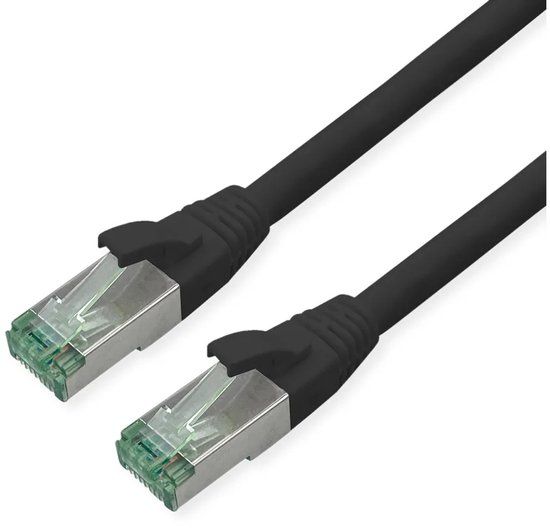 ROLINE Recycled Material 21.45.3259 netwerkkabel Zwart 20 m Cat6a S/FTP
