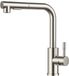 Unyqoos Robinet de cuisine en acier inoxydable avec douchette extractible et double fonction