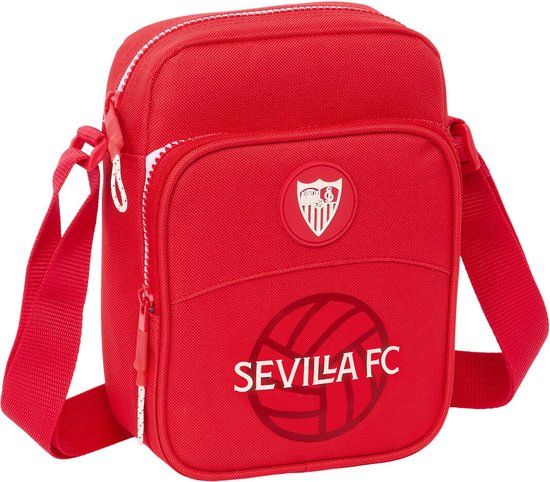 Sevilla Fútbol Club Schoudertas Rood 16 x 22 x 6 cm