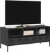 Maison Exclusive - meuble TV, noir, 101,5 x 39 x 43,5 cm, en acier laminé à froid