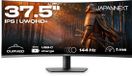 JAPANNEXT 37,5-inch monitor | IPS | UWQHD+ | 144 Hz | Gebogen | USB-C | JN-375iC144UQ-HS-C9