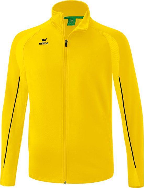Erima Liga Star Polyesterjack Kinderen - Geel / Zwart - Maat 140