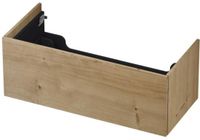 INK - Onderkast 1 Lade Push 2 Open - 1000x450x376 Mm - Ash Grey Fineer