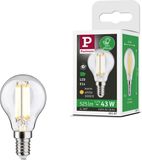 Paulmann Eco-Line Filament LED-kogellamp E14 2.5W Warmwit 3000K 525lm 82mm Set van 1