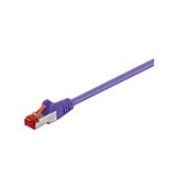 Goobay CAT 6 Patch Cable, S/FTP (PiMF), purple 7.5 m