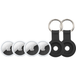 Apple AirTag 2 (4-Pack) + 2 x Bluebuilt Apple AirTag Sleutelhanger