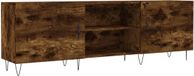 vidaXL Meuble TV - 150x30x50 cm - bois d'ingénierie - chêne fumé