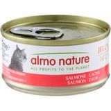 Almo Nature HFC Jelly Megapack, natvoer voor katten - zalm (6 blikjes à 70 g)