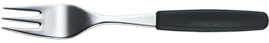 Victorinox taartvork, multifunctioneel, roestvrij staal, vaatwasmachinebestendig, zwart, 1 stuk (H.nr. 5.1583)