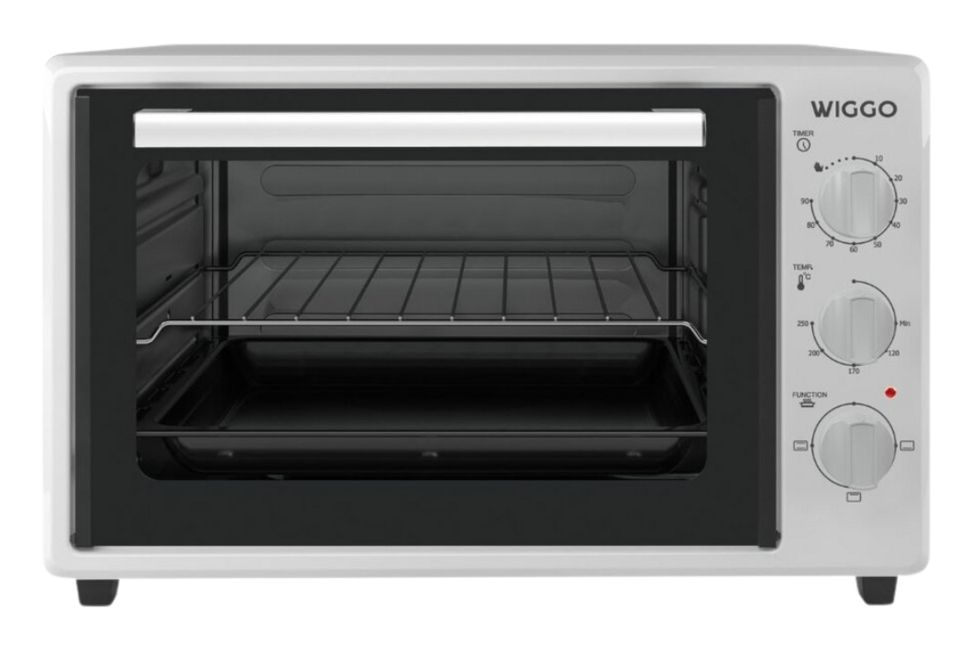 Wiggo WMO-E353(W) - Vrijstaande Mini Oven - Electrisch - 50 CM - 35 liter - 1800 W - Wit