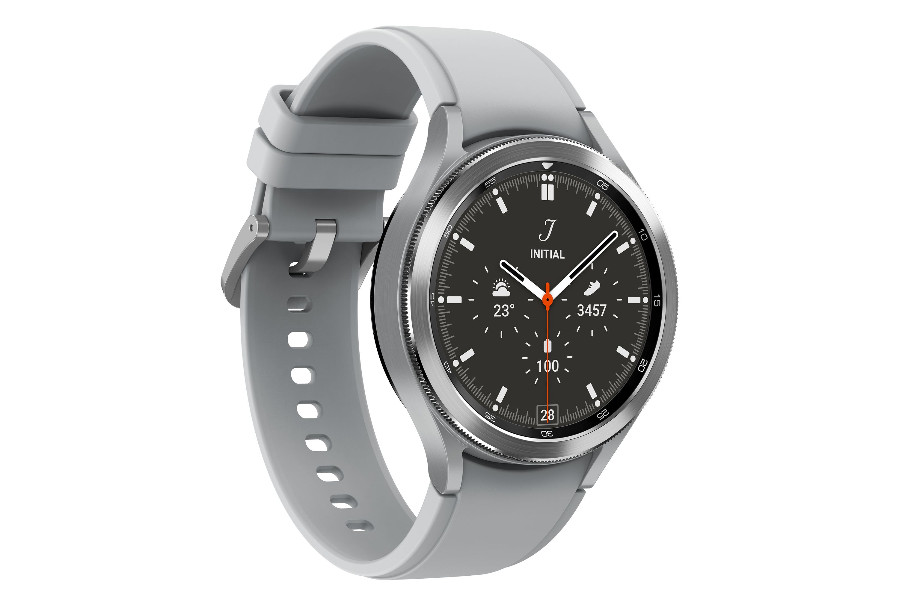 Samsung Galaxy Watch4 Classic 46mm - Zilver - Smartwatch