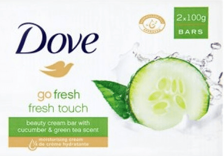 Dove Zeep Go Fresh Touch Komkommer 2 x 100 gram