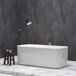 neu.haus Panneau mural Bladel set van 8 panelen 120x60 cm Gris urbain