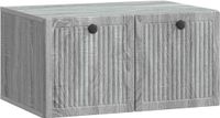 vidaXL Wandmontage TV-kast Grijs sonoma 59,5 x 41 x 30 cm Bewerkt hout