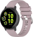 Strap-it Siliconen classic bandje geschikt voor Garmin Vivoactive 6 / 5 / 3 / Vivomove / 3 / HR / Style / Luxe / Sport / Trend / Forerunner 645 / 570 / 245 / 170 / 165 / 70 / 55 / Venu / SQ / SQ2 / 2 Plus / Approach S12 / S40 / S42 / S44 - Violet