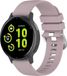 Strap-it Siliconen classic bandje geschikt voor Garmin Vivoactive 6 / 5 / 3 / Vivomove / 3 / HR / Style / Luxe / Sport / Trend / Forerunner 645 / 570 / 245 / 170 / 165 / 70 / 55 / Venu / SQ / SQ2 / 2 Plus / Approach S12 / S40 / S42 / S44 - Violet