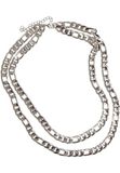 Urban Classics FIGARO Sieradenhalsketting, zilver, één maat, metaal, geen edelsteen