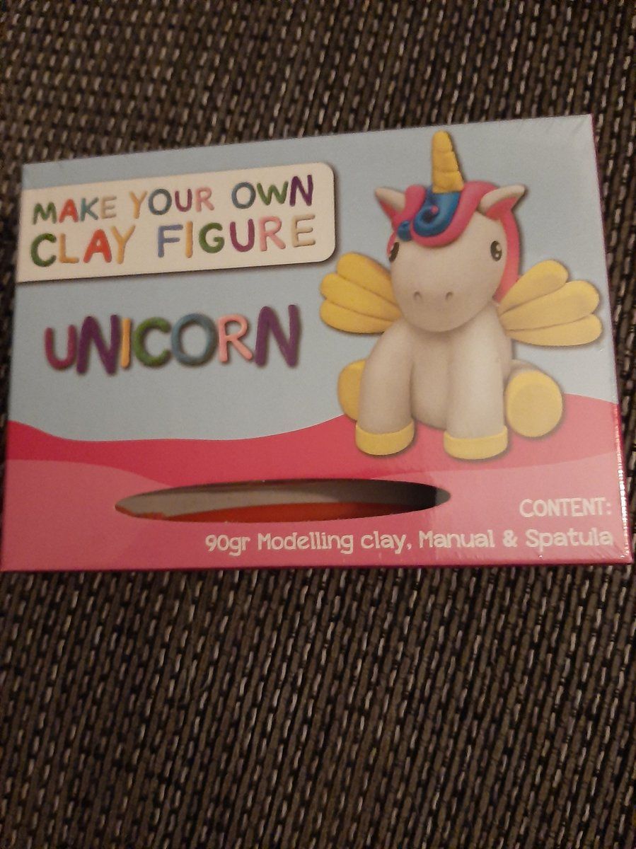Wins Klei setje - Unicorn - Wit