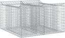 vidaXL Gabion verhoogd bed 100 x 100 x 60 cm gegalvaniseerd staal