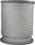 Terpo De Wild Trading B.V. Gevlochten Koord - 100 meter - 12mm - Wit - Touw - Haspel