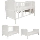 Zakład Stolarski Łukasz Cieczko Kacperek Babybedje, 140x70 cm, wit, inclusief matras