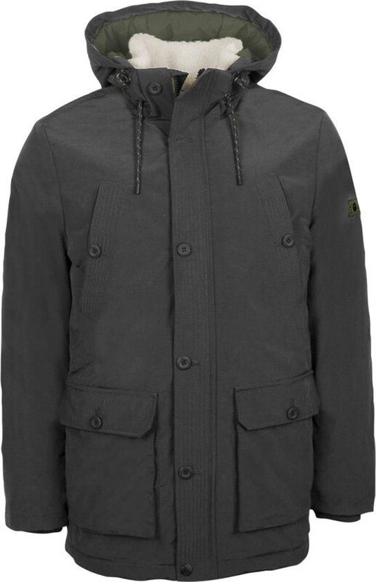 Indicode West Heren Winterjas - Zwart - M
