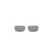 Fendi Lunettes de soleil femme doré rectangulaire gris 54mm