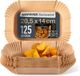 Moritz & Moritz Airfryer Bakpapier - 125 Stuks Vierkant - 20,5x14 cm