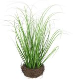 Kunstgras Bol Kunstgras Rijstignest - Siergras voor Decoratie - 40 cm - Groen