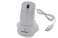 Seal Shield STWM042WE RF-muis, draadloos, IR LED, 1000 dpi, beide handen, wit