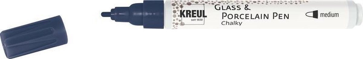 Kreul Porseleinstift Chalky Navy Blue - Donkerblauw - EAN: 4000798121754