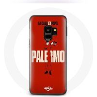 Maniacase Hoesje voor Samsung Galaxy S9 La casa de papel Palermo tekening