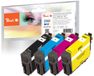 Peach PI200-834 Cartouche d'encre Compatible Noir, Cyan, Magenta, Jaune 4 pièce(s)