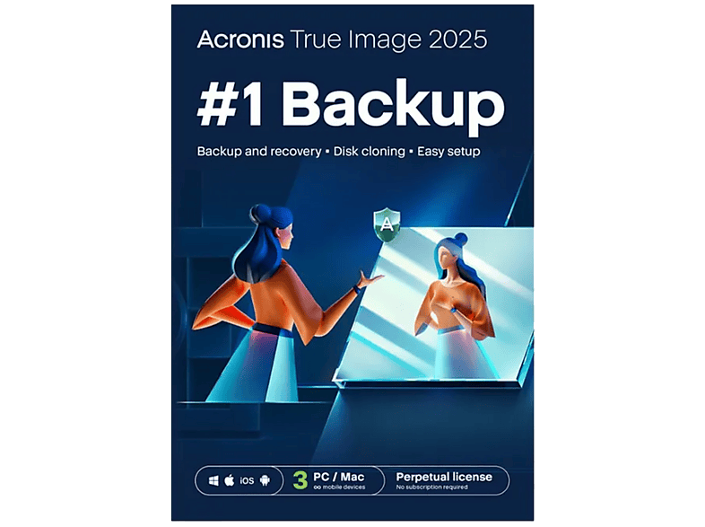 Acronis True Image 2025 - 3 Pc Of Mac Eenmalige Aanschaf