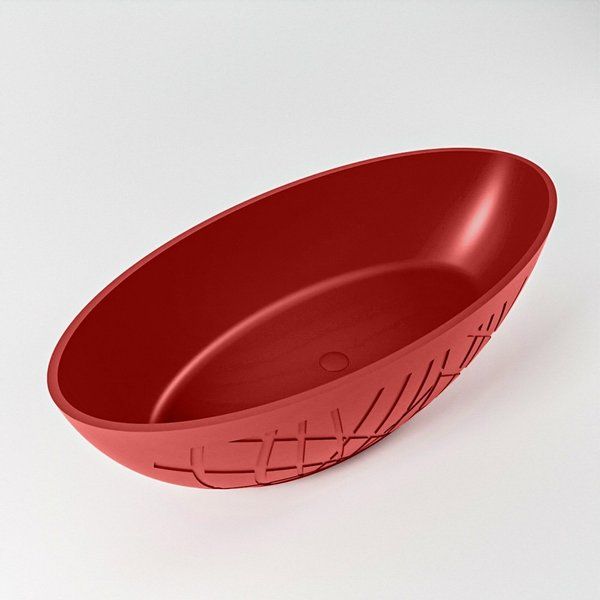 Mondiaz HOLM Vrijstaand Bad - 180x85cm - Fire BK75341131