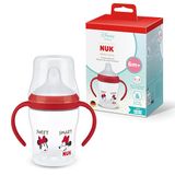 NUK Perfect Match Learner-fles | 6+ Maanden | 150ml | Lekvrije Drinkbeker Peuterfles | Antislip Handvatten | Minnie Mouse | 1 Stuk