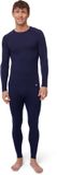DANISH ENDURANCE Thermoset voor Heren - Merino Wol - Ademend - Donker marineblauw - Maat XXL