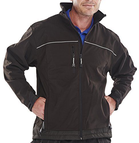 SOFT SHELL JAS ZWART S