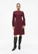 s.Oliver Gebreide jurk bordeaux