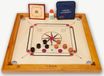 Ubergames Carrom Board - Jeu compact de 68x68 cm - Éco bois dur Inde